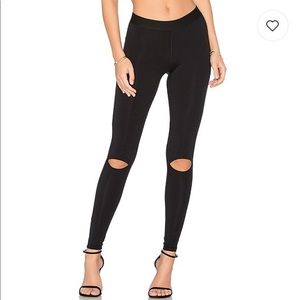 Joah Brown Cut Out Leggings